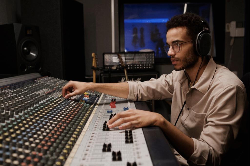 técnico de sonidos profesional